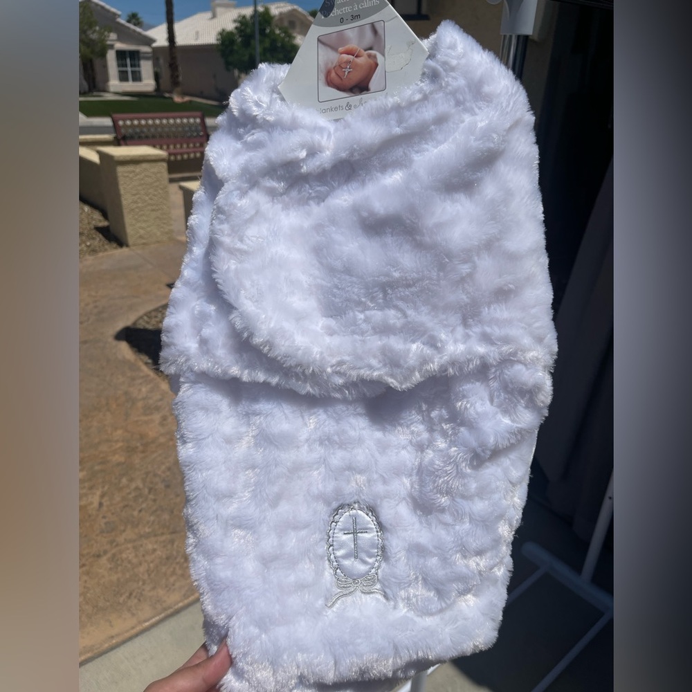 Baby Christening Baptism Swaddle Bag - Size 0-3 months